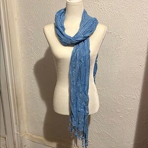 Forever 21 Blue Textured Scarf